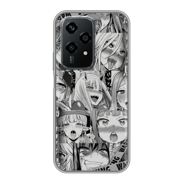 Силиконовый чехол на Honor 200 Lite с принтом Ahegao Ахегао Аниме