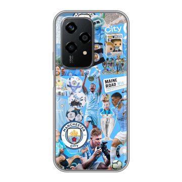 Силиконовый чехол на Honor 200 Lite с принтом Man City Манчестер Сити