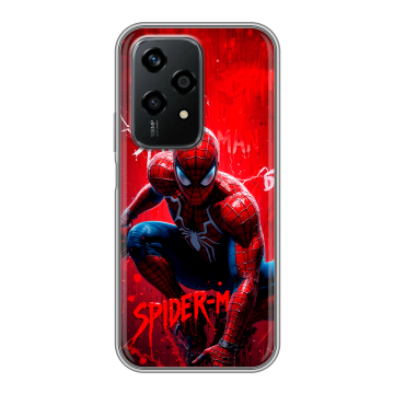 Силиконовый чехол на Honor 200 Lite с принтом Spiderman Человек паук