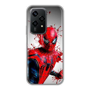Силиконовый чехол на Honor 200 Lite с принтом Spiderman Человек паук