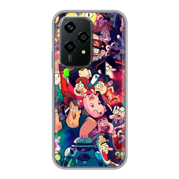 Силиконовый чехол на Honor 200 Lite с принтом Gravity Falls Гравити Фолз Силиконовый чехол на Honor 200 Lite с принтом Gravity Falls Гравити Фолз