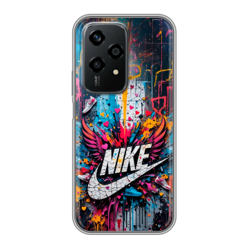 Силиконовый чехол на Honor 200 Lite с принтом Nike Найк Силиконовый чехол на Honor 200 Lite с принтом Nike Найк