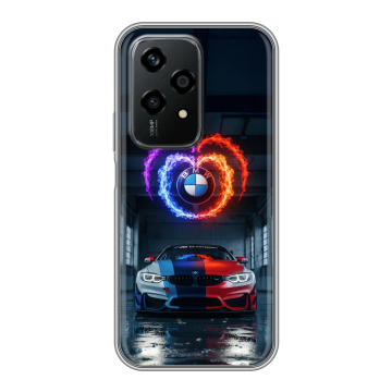 Силиконовый чехол на Honor 200 Lite с принтом BMW БМВ Силиконовый чехол на Honor 200 Lite с принтом BMW БМВ