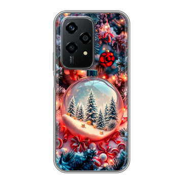 Силиконовый чехол на Honor 200 Lite с принтом Новый год