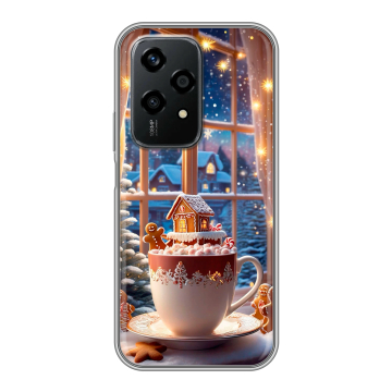 Силиконовый чехол на Honor 200 Lite с принтом Новый год