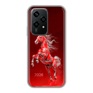 Силиконовый чехол на Honor 200 Lite с принтом Новый год