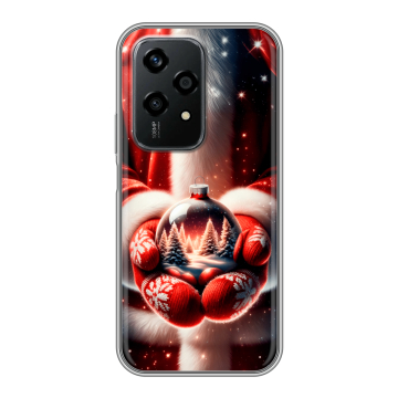 Силиконовый чехол на Honor 200 Lite с принтом Новый год Силиконовый чехол на Honor 200 Lite с принтом Новый год