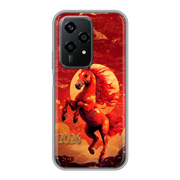 Силиконовый чехол на Honor 200 Lite с принтом Новый год Силиконовый чехол на Honor 200 Lite с принтом Новый год