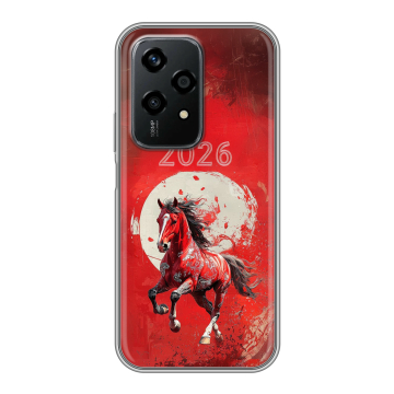Силиконовый чехол на Honor 200 Lite с принтом Новый год Силиконовый чехол на Honor 200 Lite с принтом Новый год