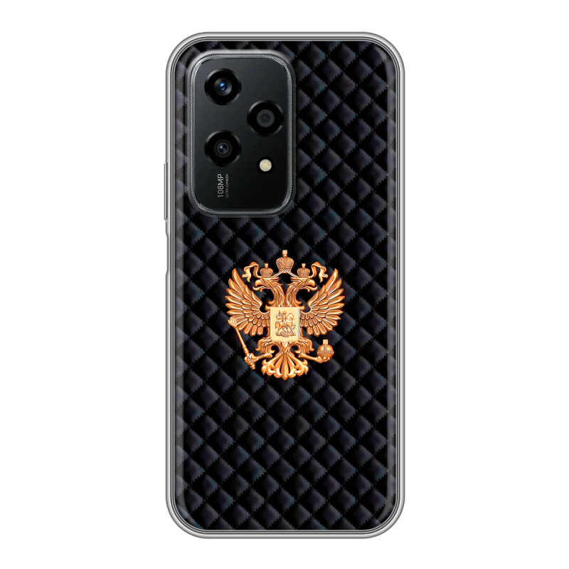 Силиконовый чехол на Honor 200 Lite с принтом Герб России принт Силиконовый чехол на Honor 200 Lite с принтом Герб России принт