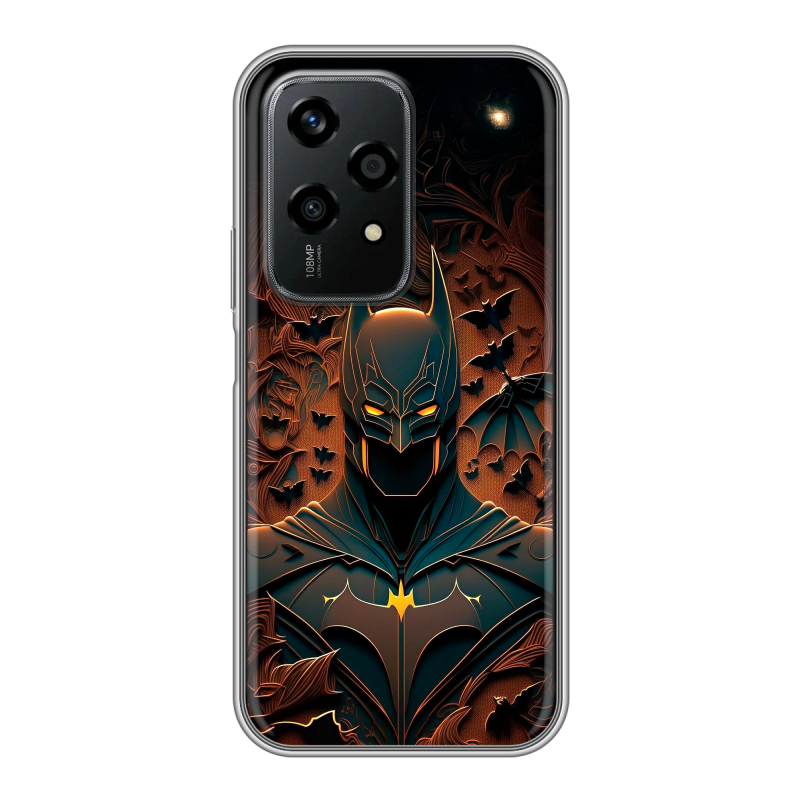Силиконовый чехол на Honor 200 Lite с принтом Batman Бэтмен Силиконовый чехол на Honor 200 Lite с принтом Batman Бэтмен