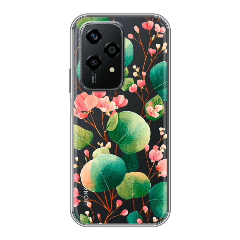 Силиконовый чехол на Honor 200 Lite с принтом женский Силиконовый чехол на Honor 200 Lite с принтом женский