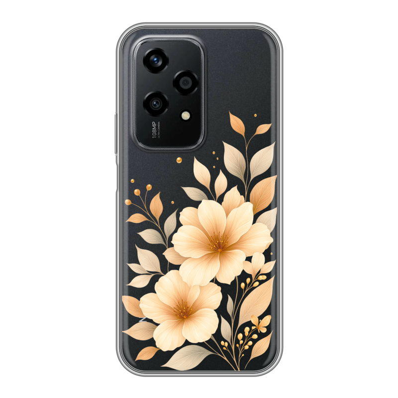 Силиконовый чехол на Honor 200 Lite с принтом для девушки Силиконовый чехол на Honor 200 Lite с принтом для девушки