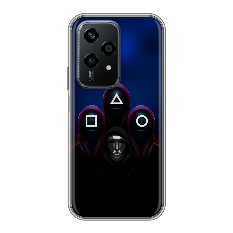 Силиконовый чехол на Honor 200 Lite с принтом Игра Кальмара Силиконовый чехол на Honor 200 Lite с принтом Игра Кальмара