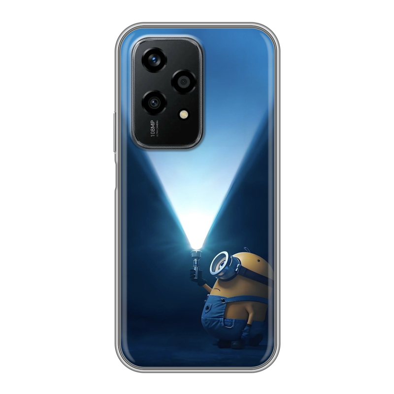 Силиконовый чехол на Honor 200 Lite с принтом Миньоны Силиконовый чехол на Honor 200 Lite с принтом Миньоны