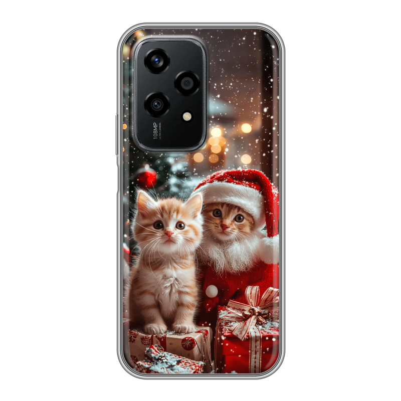 Силиконовый чехол на Honor 200 Lite с принтом Новый год Силиконовый чехол на Honor 200 Lite с принтом Новый год