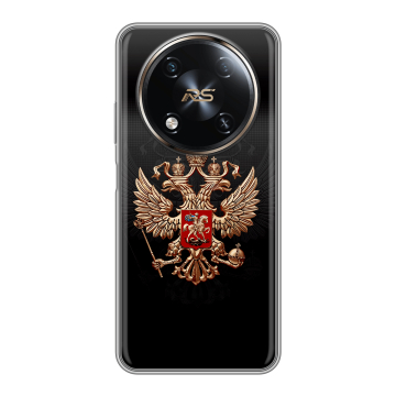 Силиконовый чехол на Itel RS4 с принтом Герб России Силиконовый чехол на Itel RS4 с принтом Герб России