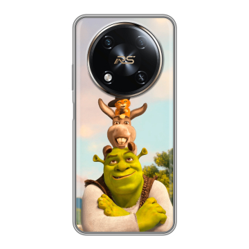 Силиконовый чехол на Itel RS4 с принтом Шрек Shrek