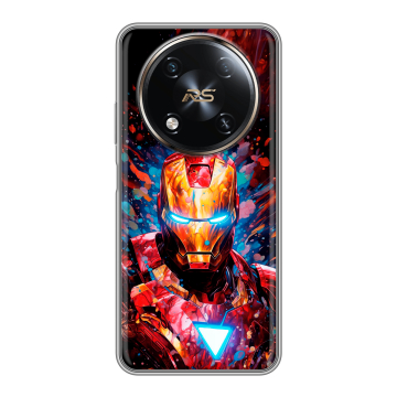 Силиконовый чехол на Itel RS4 с принтом Железный человек Ironman Силиконовый чехол на Itel RS4 с принтом Железный человек Ironman