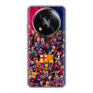 Силиконовый чехол на Itel RS4 с принтом Барселона Barcelona