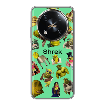 Силиконовый чехол на Itel RS4 с принтом Шрек Shrek