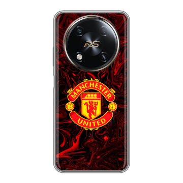 Силиконовый чехол на Itel RS4 с принтом Manchester United Силиконовый чехол на Itel RS4 с принтом Manchester United