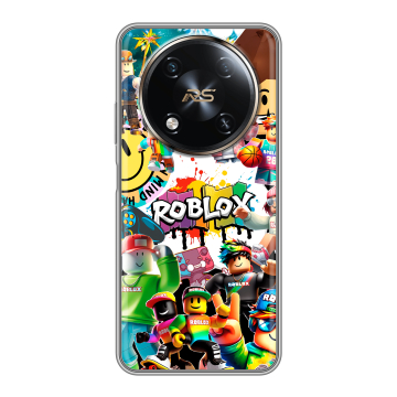 Силиконовый чехол на Itel RS4 с принтом Roblox Роблокс Силиконовый чехол на Itel RS4 с принтом Roblox Роблокс