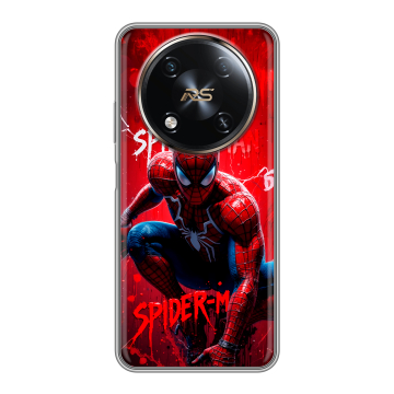 Силиконовый чехол на Itel RS4 с принтом Spiderman Человек паук Силиконовый чехол на Itel RS4 с принтом Spiderman Человек паук