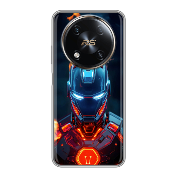 Силиконовый чехол на Itel RS4 с принтом IronMan Железный человек Силиконовый чехол на Itel RS4 с принтом IronMan Железный человек