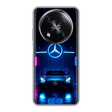 Силиконовый чехол на Itel RS4 с принтом Mercedes Мерседес Силиконовый чехол на Itel RS4 с принтом Mercedes Мерседес