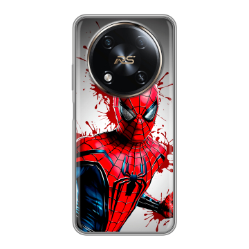 Силиконовый чехол на Itel RS4 с принтом Spiderman Человек паук Силиконовый чехол на Itel RS4 с принтом Spiderman Человек паук