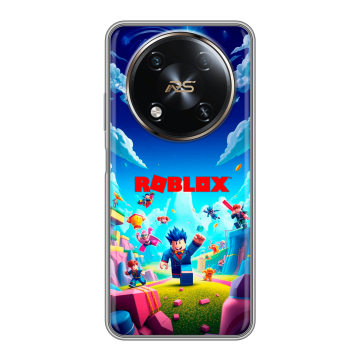 Силиконовый чехол на Itel RS4 с принтом Roblox Роблокс Силиконовый чехол на Itel RS4 с принтом Roblox Роблокс