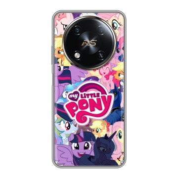 Силиконовый чехол на Itel RS4 с принтом My little pony Дружба чудо Силиконовый чехол на Itel RS4 с принтом My little pony Дружба чудо