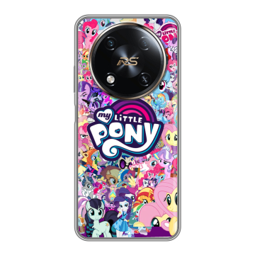 Силиконовый чехол на Itel RS4 с принтом My little pony Дружба чудо Силиконовый чехол на Itel RS4 с принтом My little pony Дружба чудо