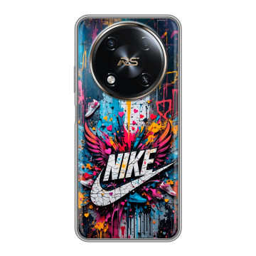 Силиконовый чехол на Itel RS4 с принтом Nike Найк Силиконовый чехол на Itel RS4 с принтом Nike Найк