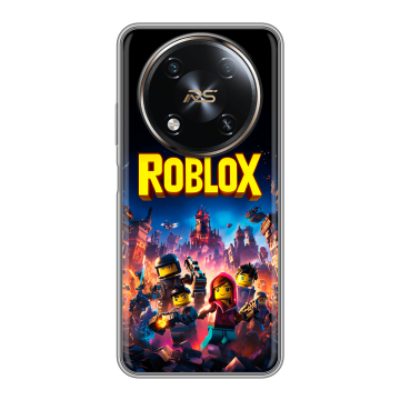 Силиконовый чехол на Itel RS4 с принтом Roblox Роблокс Силиконовый чехол на Itel RS4 с принтом Roblox Роблокс