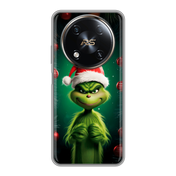 Силиконовый чехол на Itel RS4 с принтом Гринч Новый год Рождество Силиконовый чехол на Itel RS4 с принтом Гринч Новый год Рождество