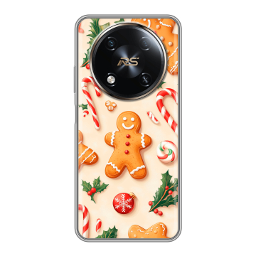 Силиконовый чехол на Itel RS4 с принтом Новый год Силиконовый чехол на Itel RS4 с принтом Новый год