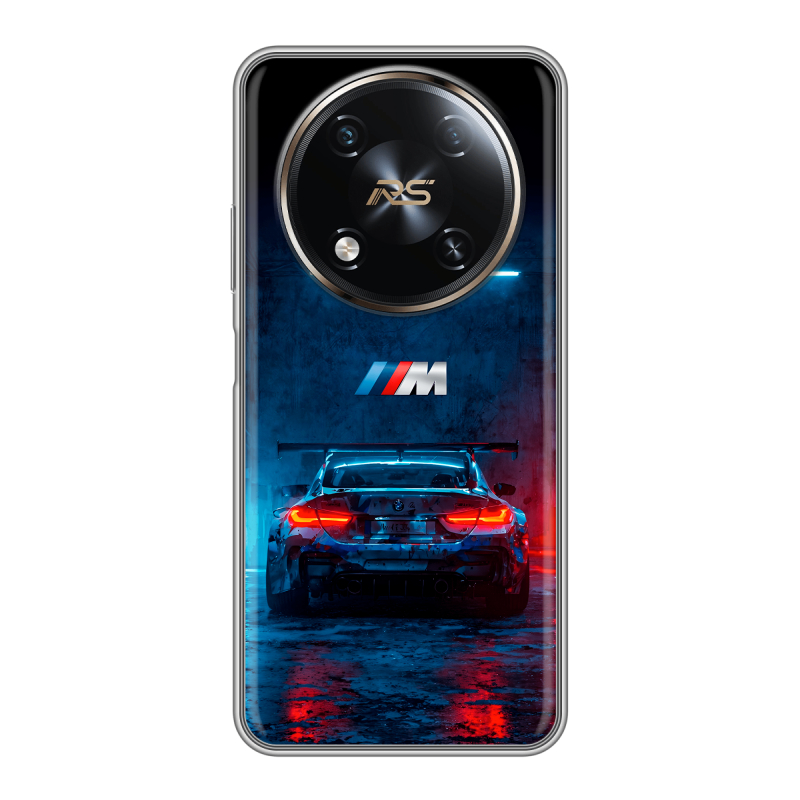 Силиконовый чехол на Itel RS4 с принтом BMW БМВ Силиконовый чехол на Itel RS4 с принтом BMW БМВ