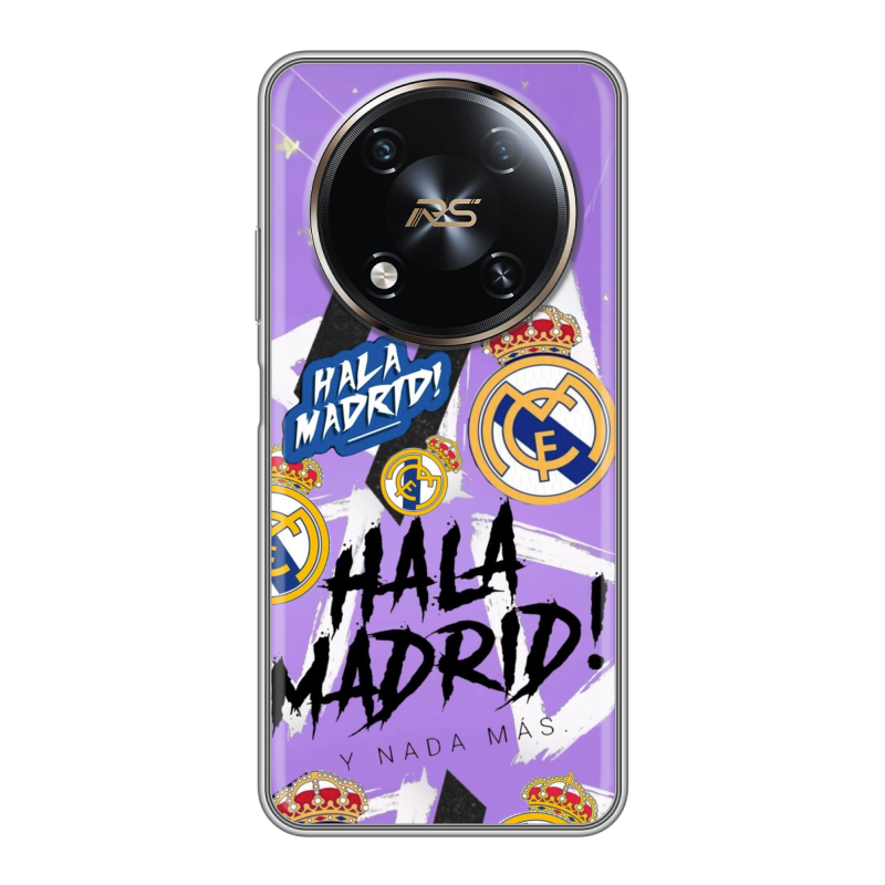 Силиконовый чехол на Itel RS4 с принтом Real Madrid Реал Мадрид Силиконовый чехол на Itel RS4 с принтом Real Madrid Реал Мадрид
