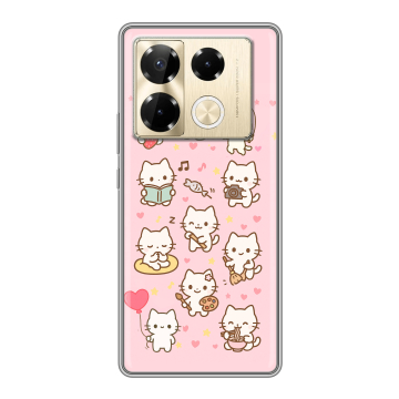 Силиконовый чехол на Infinix Note 40 Pro Plus 5G с принтом Hello Kitty Хелоу Кити Силиконовый чехол на Infinix Note 40 Pro Plus 5G с принтом Hello Kitty Хелоу Кити