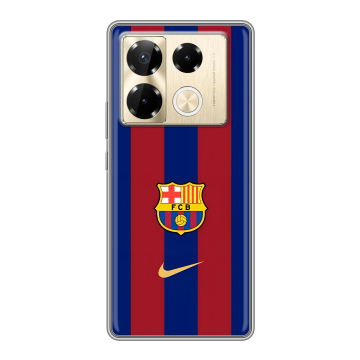 Силиконовый чехол на Infinix Note 40 Pro Plus 5G с принтом Барселона Barcelona Силиконовый чехол на Infinix Note 40 Pro Plus 5G с принтом Барселона Barcelona