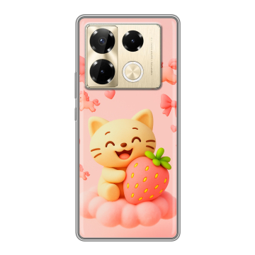 Силиконовый чехол на Infinix Note 40 Pro Plus 5G с принтом для девочек Силиконовый чехол на Infinix Note 40 Pro Plus 5G с принтом для девочек