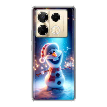 Силиконовый чехол на Infinix Note 40 Pro Plus 5G с принтом Новый год Силиконовый чехол на Infinix Note 40 Pro Plus 5G с принтом Новый год