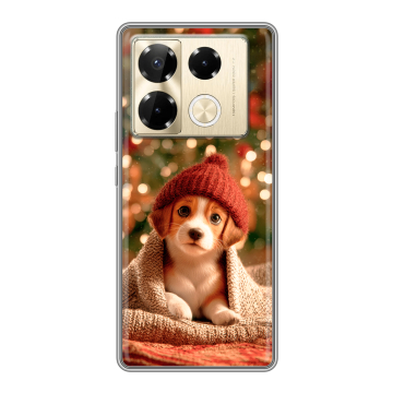 Силиконовый чехол на Infinix Note 40 Pro Plus 5G с принтом Новый год Силиконовый чехол на Infinix Note 40 Pro Plus 5G с принтом Новый год