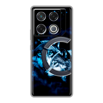 Силиконовый чехол на Infinix GT 20 Pro с принтом Волки
