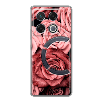 Силиконовый чехол на Infinix GT 20 Pro с принтом Цветы розы
