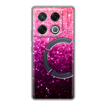 Силиконовый чехол на Infinix GT 20 Pro с принтом Блестки