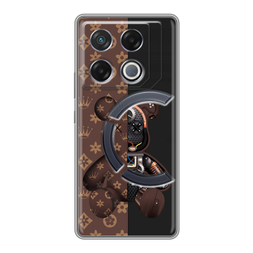 Силиконовый чехол на Infinix GT 20 Pro с принтом Луи робот
