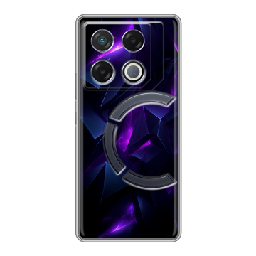 Силиконовый чехол на Infinix GT 20 Pro с принтом Абстракиция